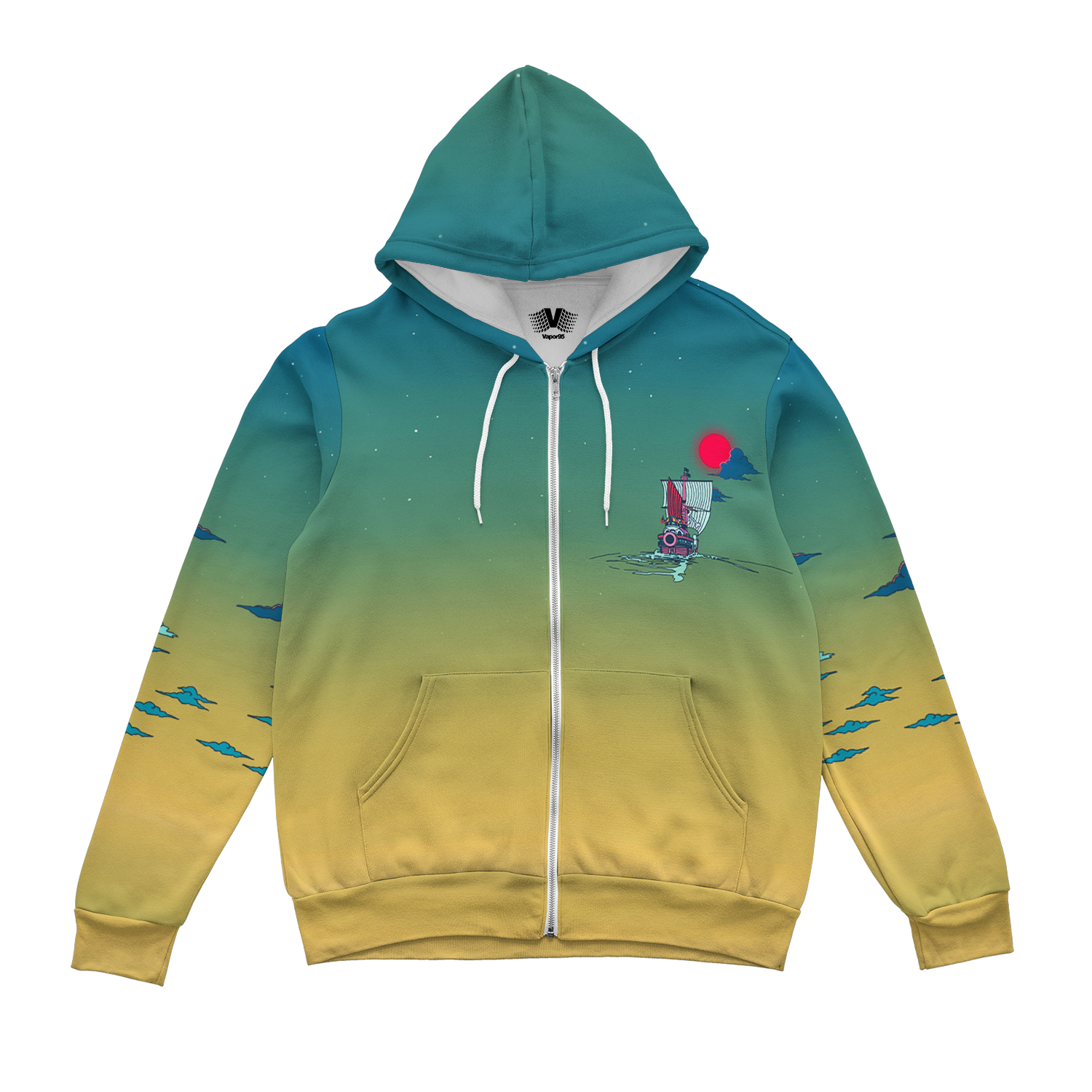 Set Sail Zip Up Hoodie