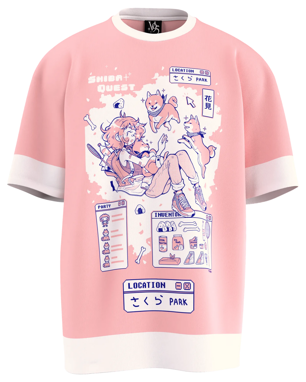 Shiba Quest Tee, front
