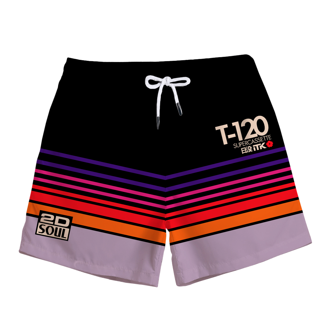 Sunset Supercassette Swim Trunks