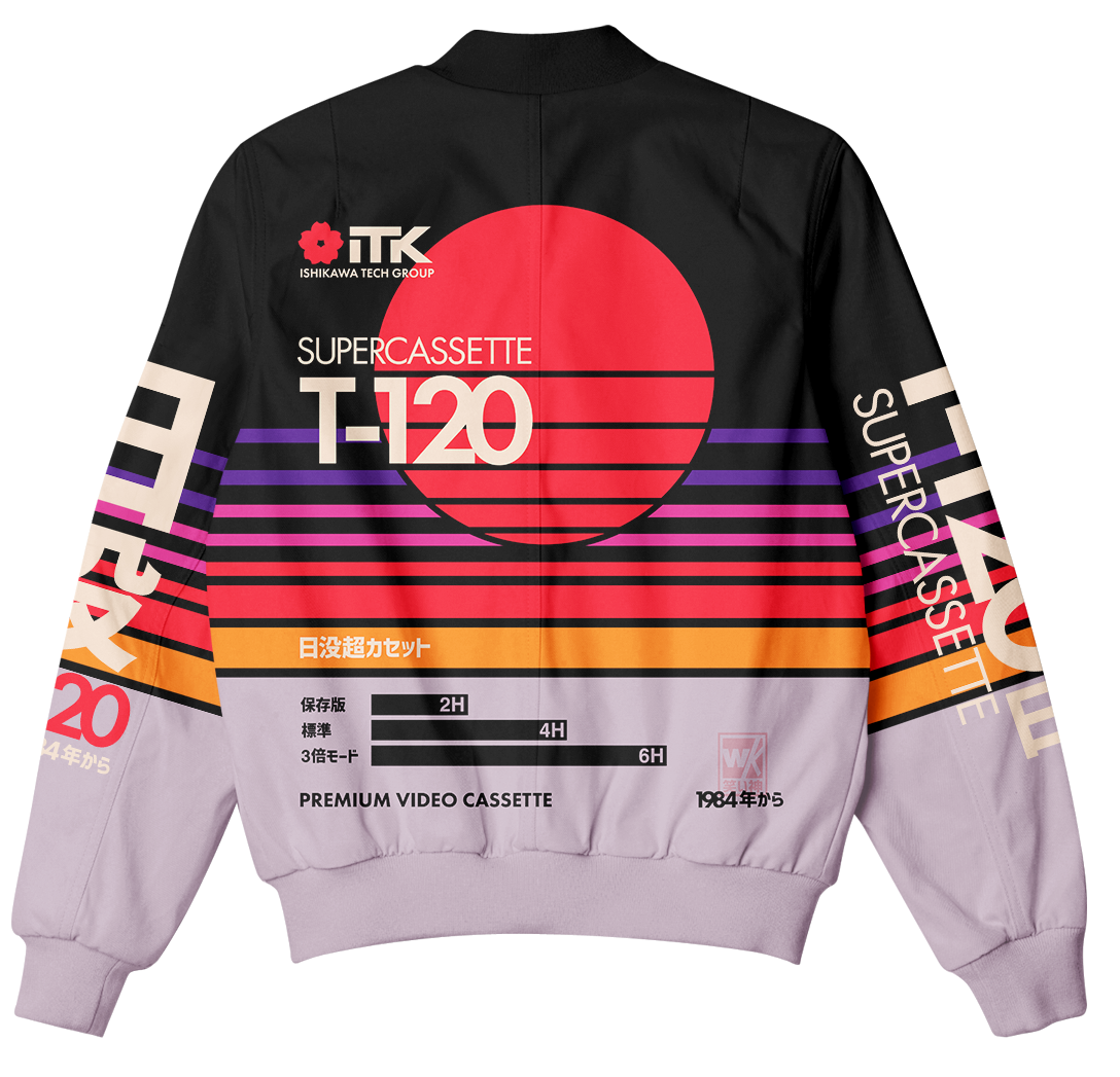 Sunset Supercassette Bomber Jacket