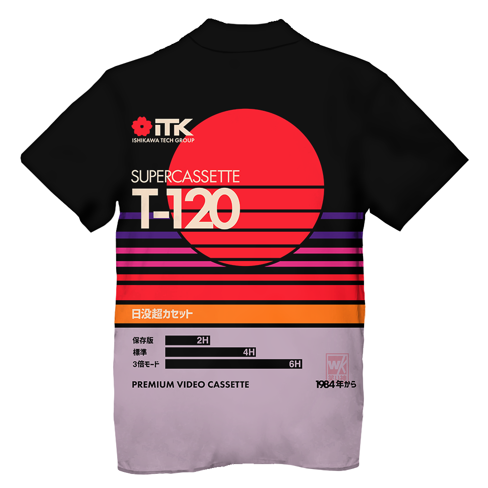 Sunset Supercassette Hawaiian Shirt