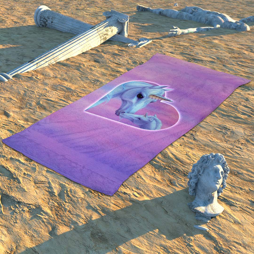 Tender Moment Beach Towel