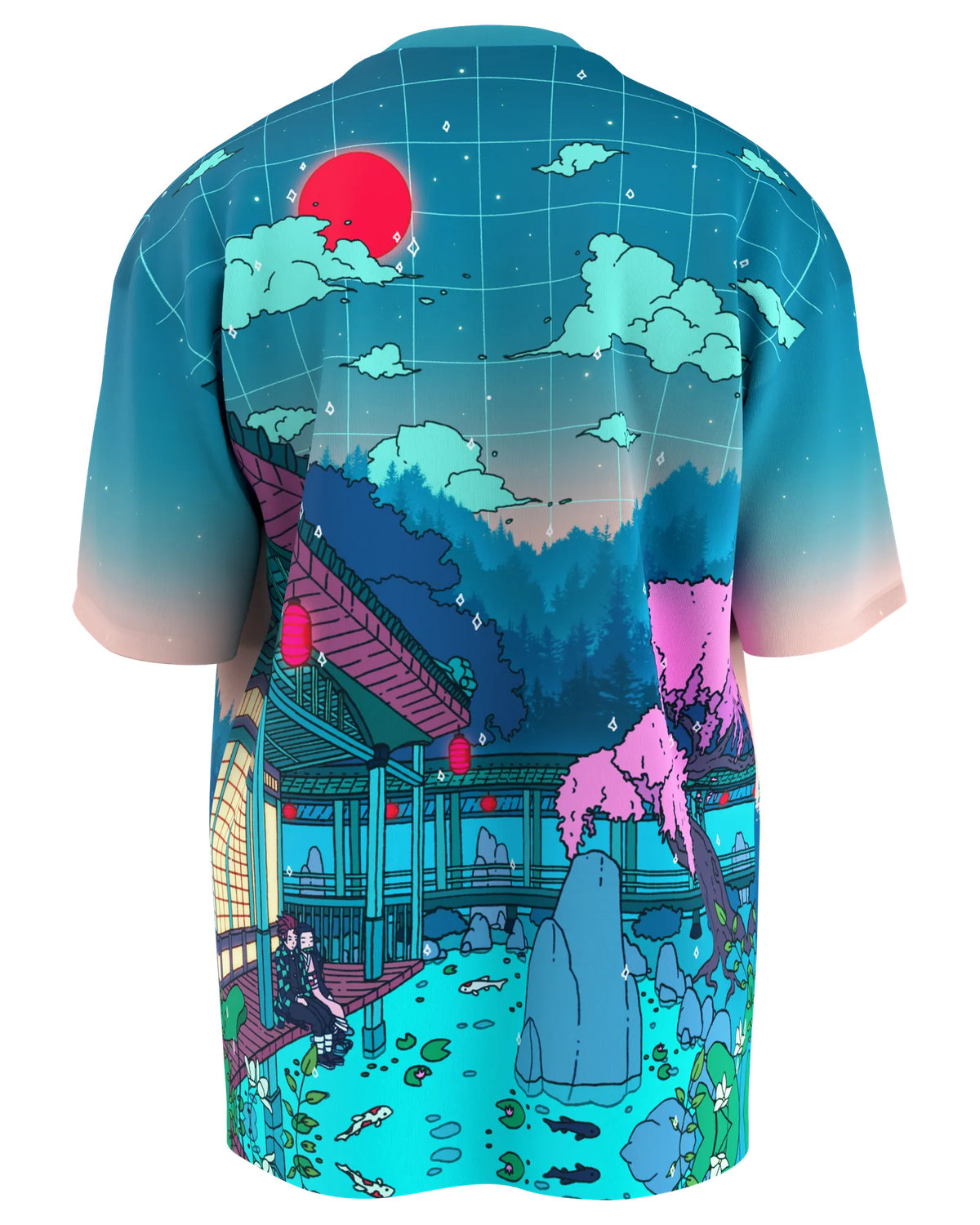 Together At Twilight Tee, back
