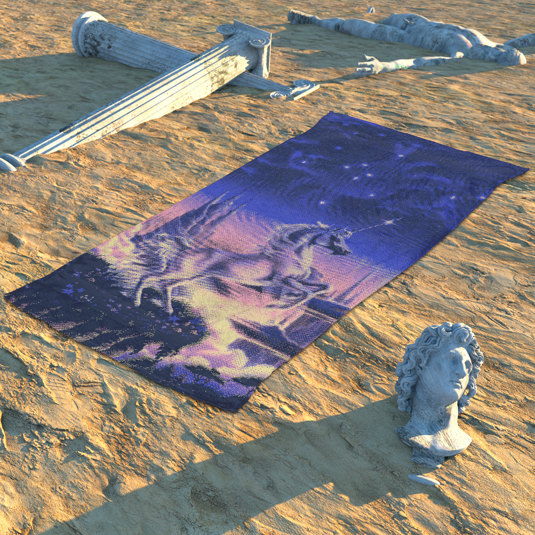 Unicorn's Edge Beach Towel