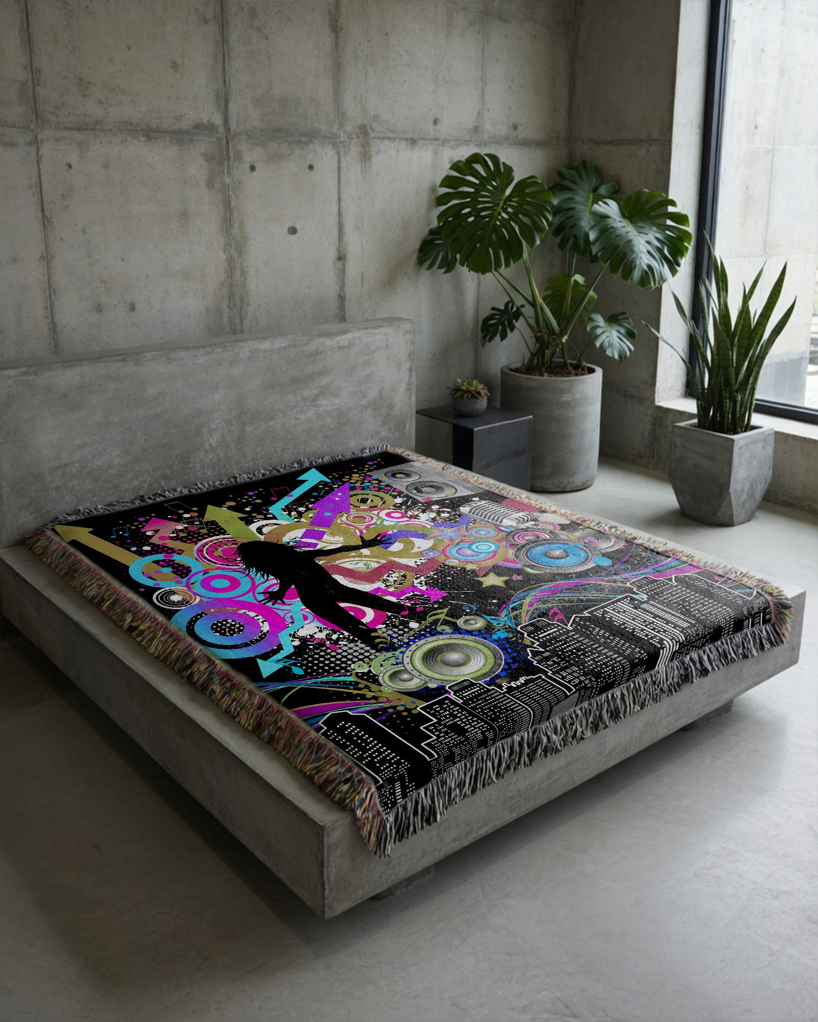 Frutiger Metro Woven Blanket