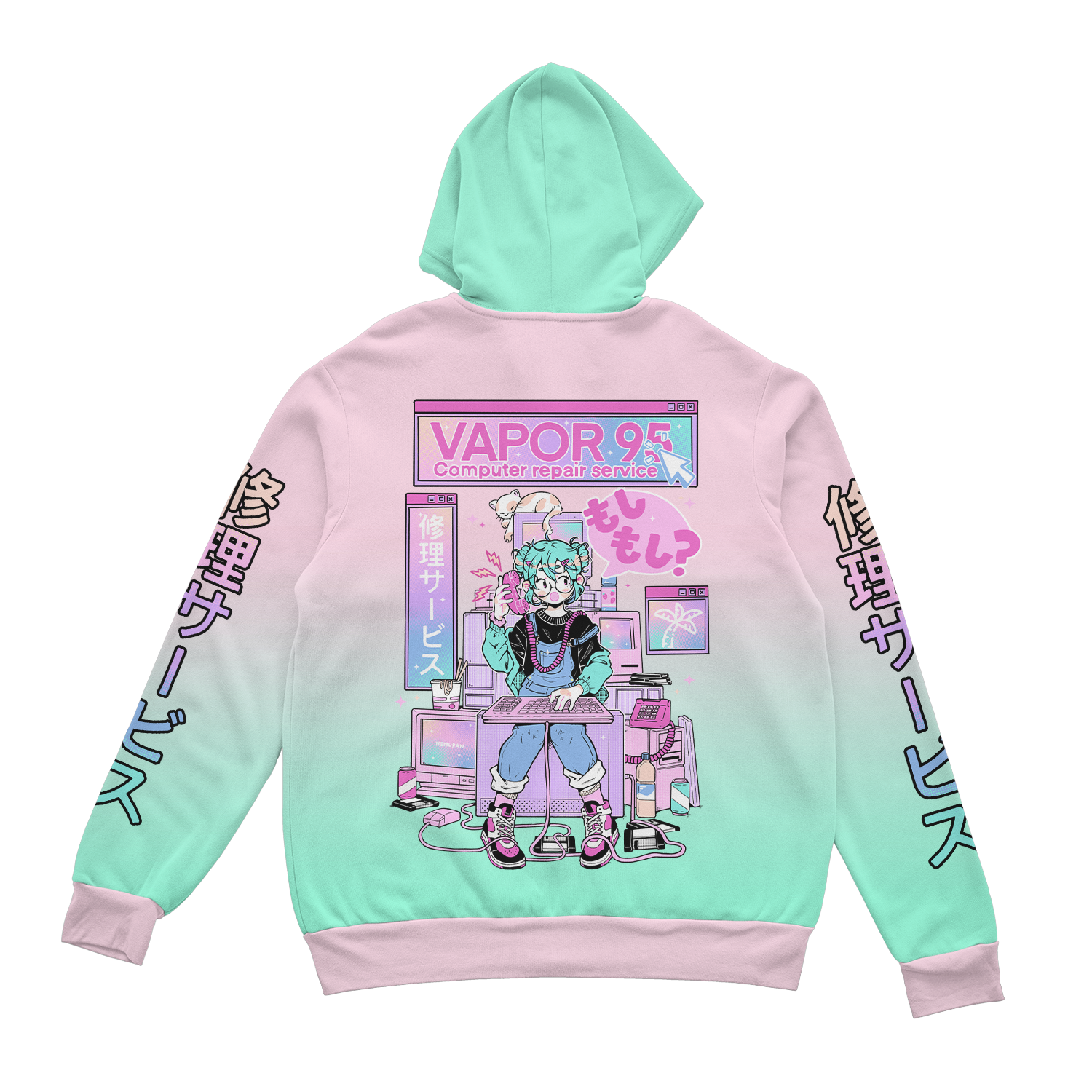 Vapor95 hoodie top