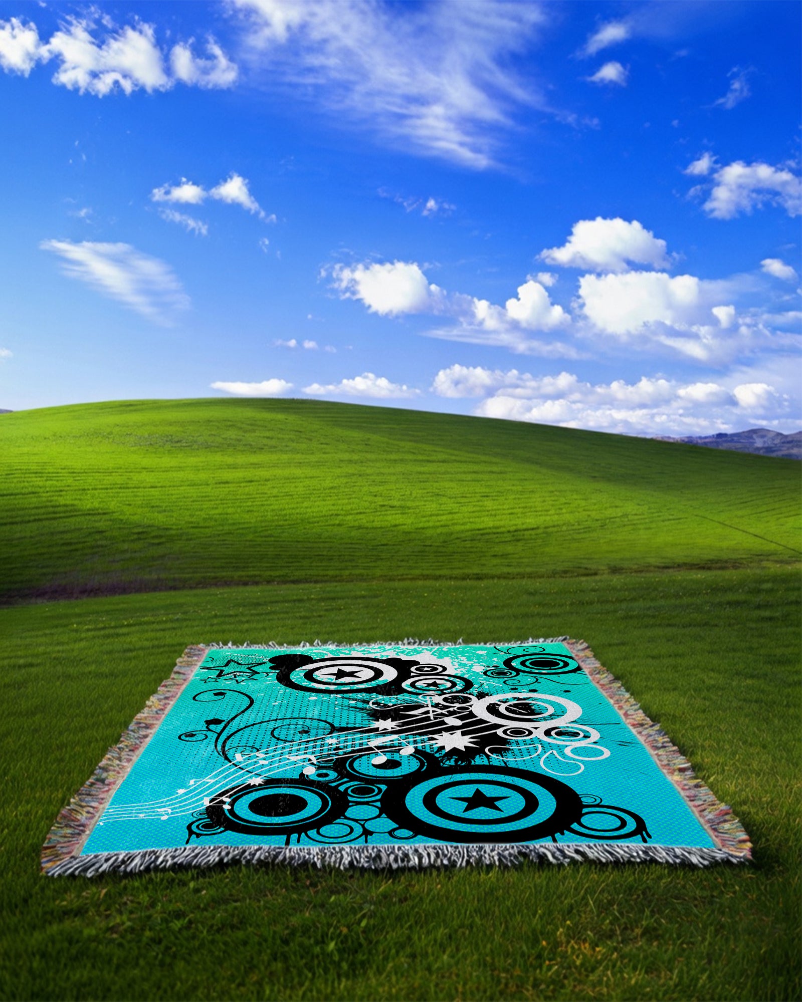 Frutiger Vector Woven Blanket