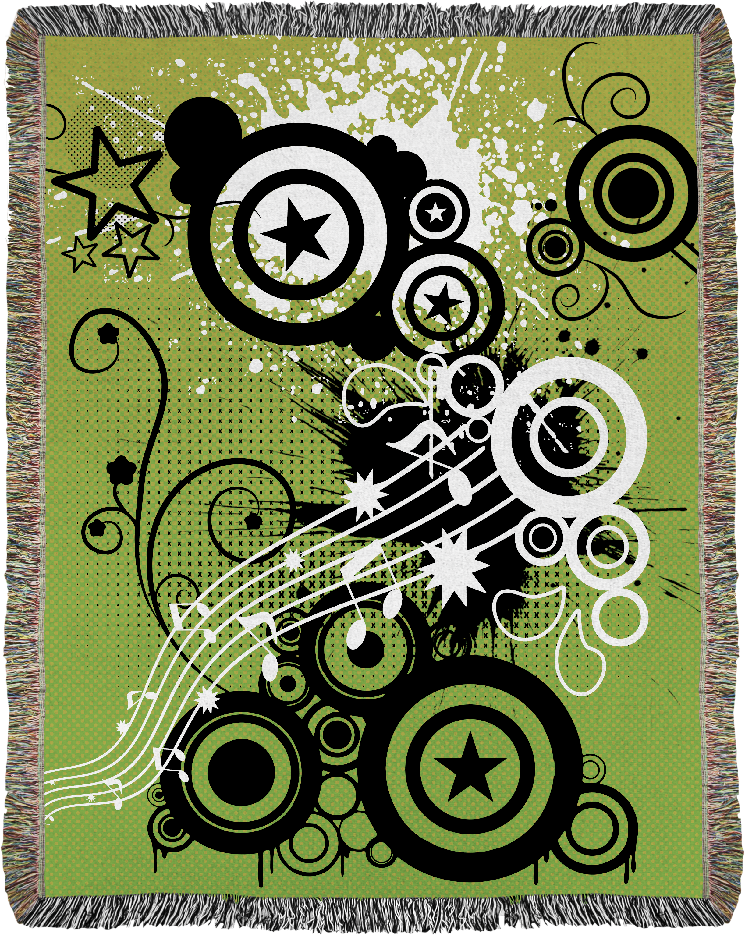 Frutiger Vector Woven Blanket