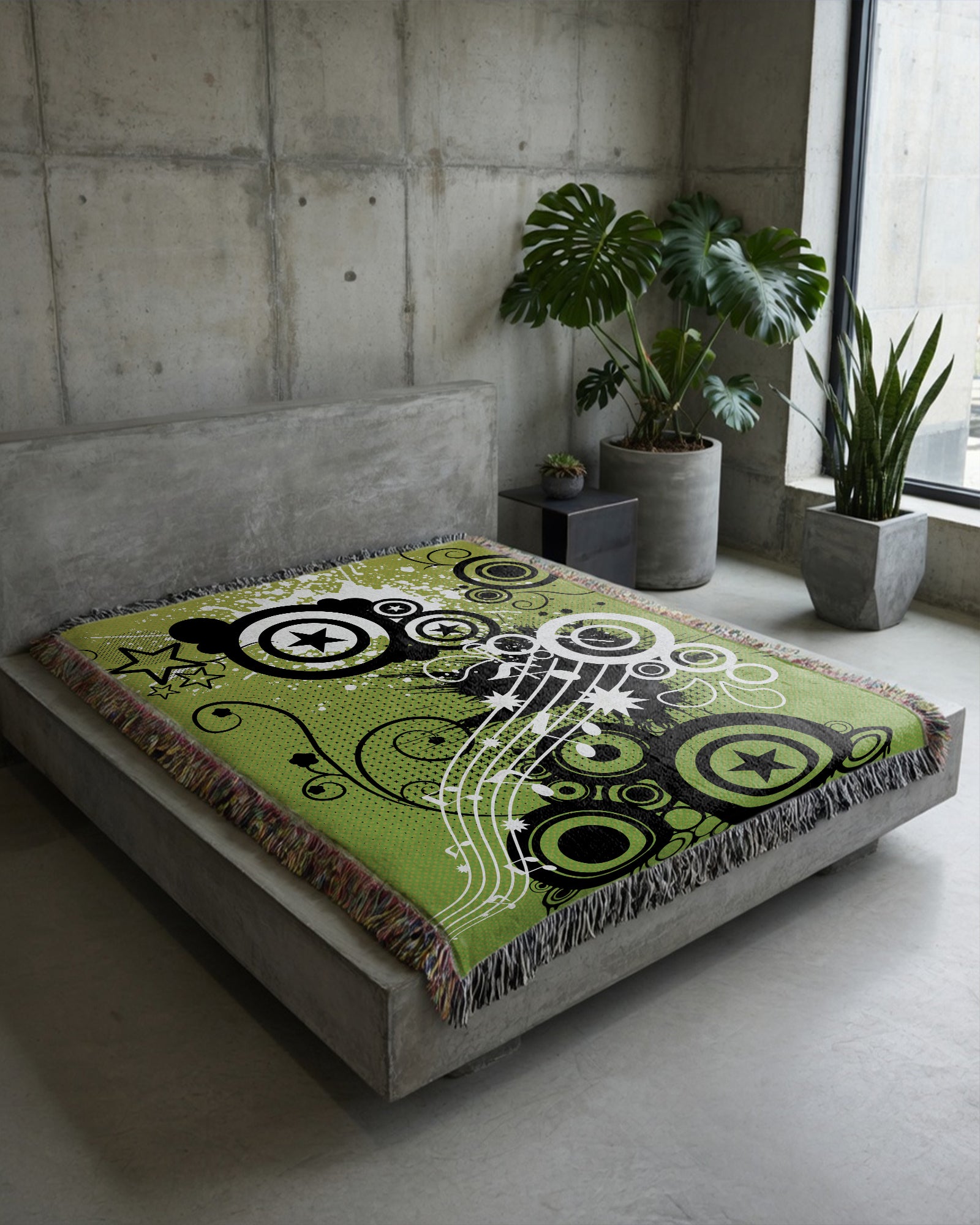 Frutiger Vector Woven Blanket