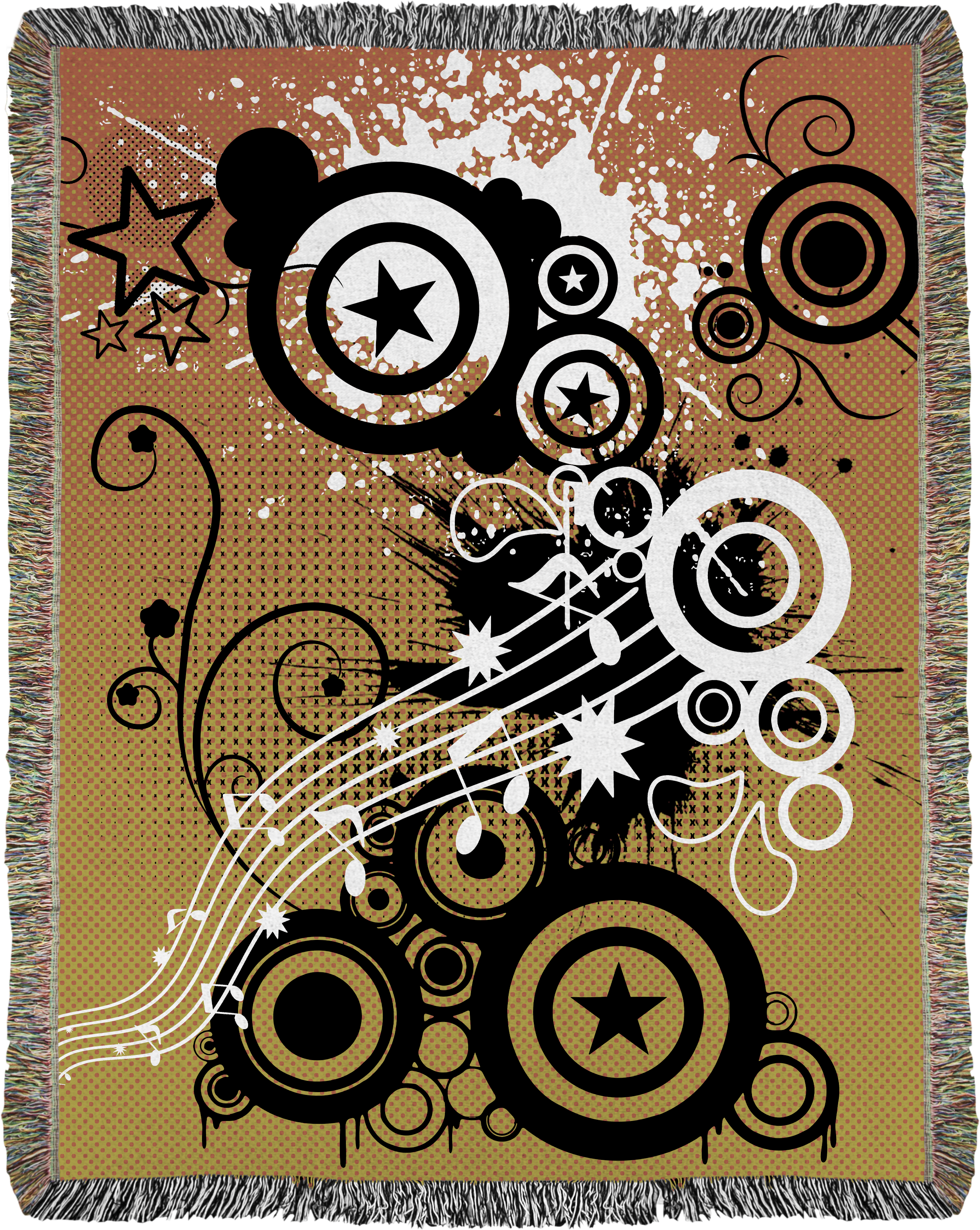 Frutiger Vector Woven Blanket