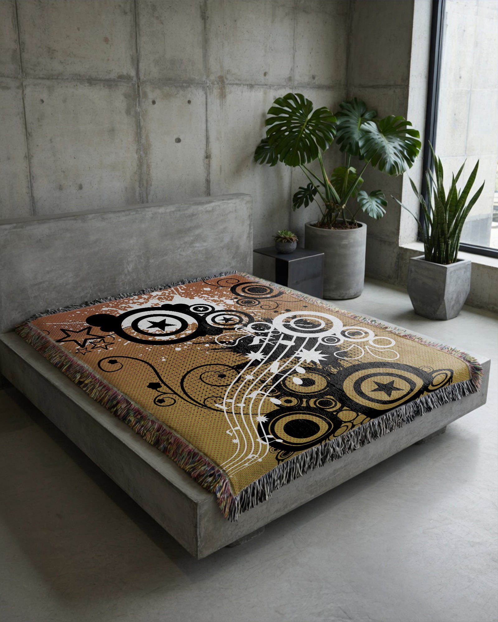 Frutiger Vector Woven Blanket