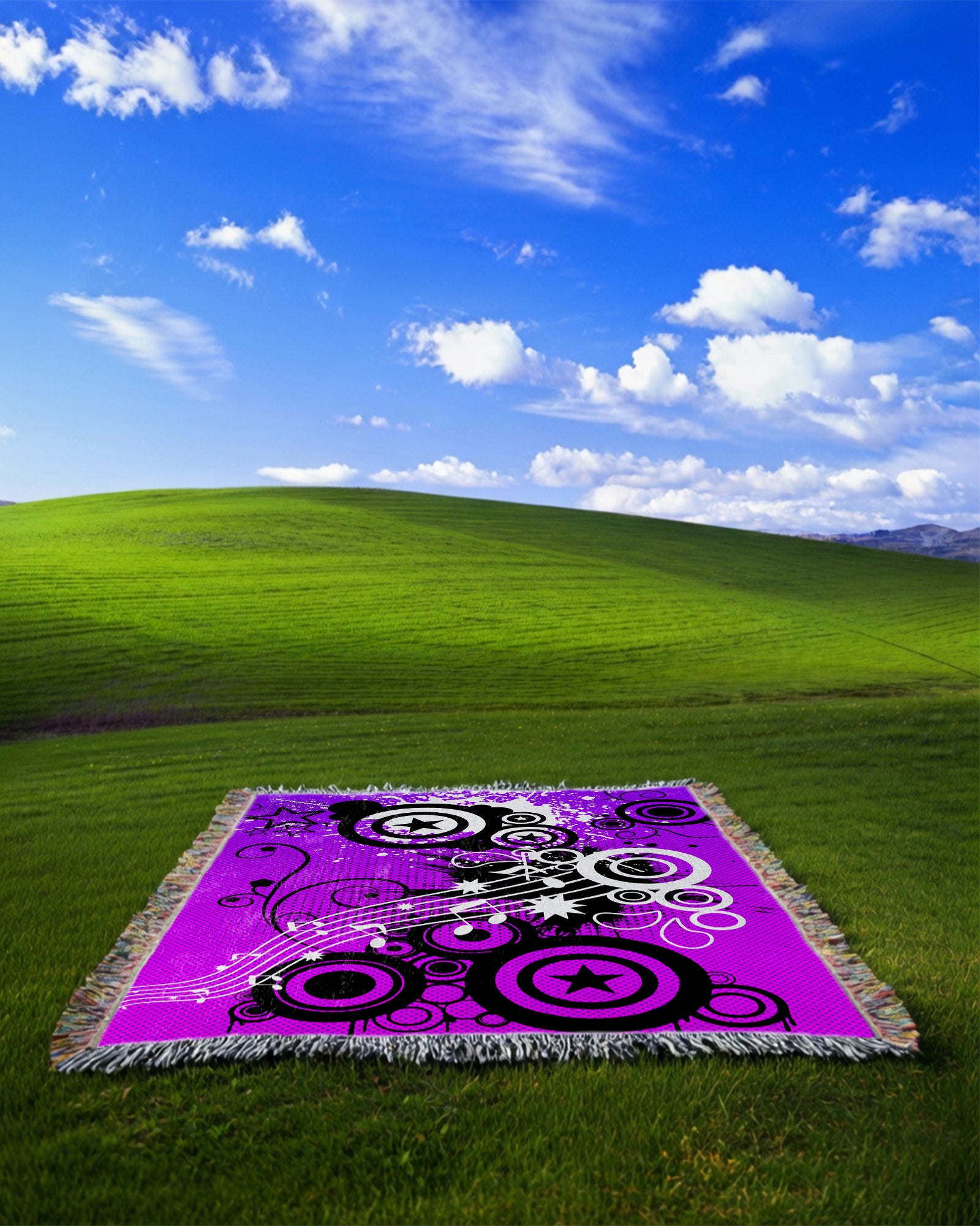 Frutiger Vector Woven Blanket