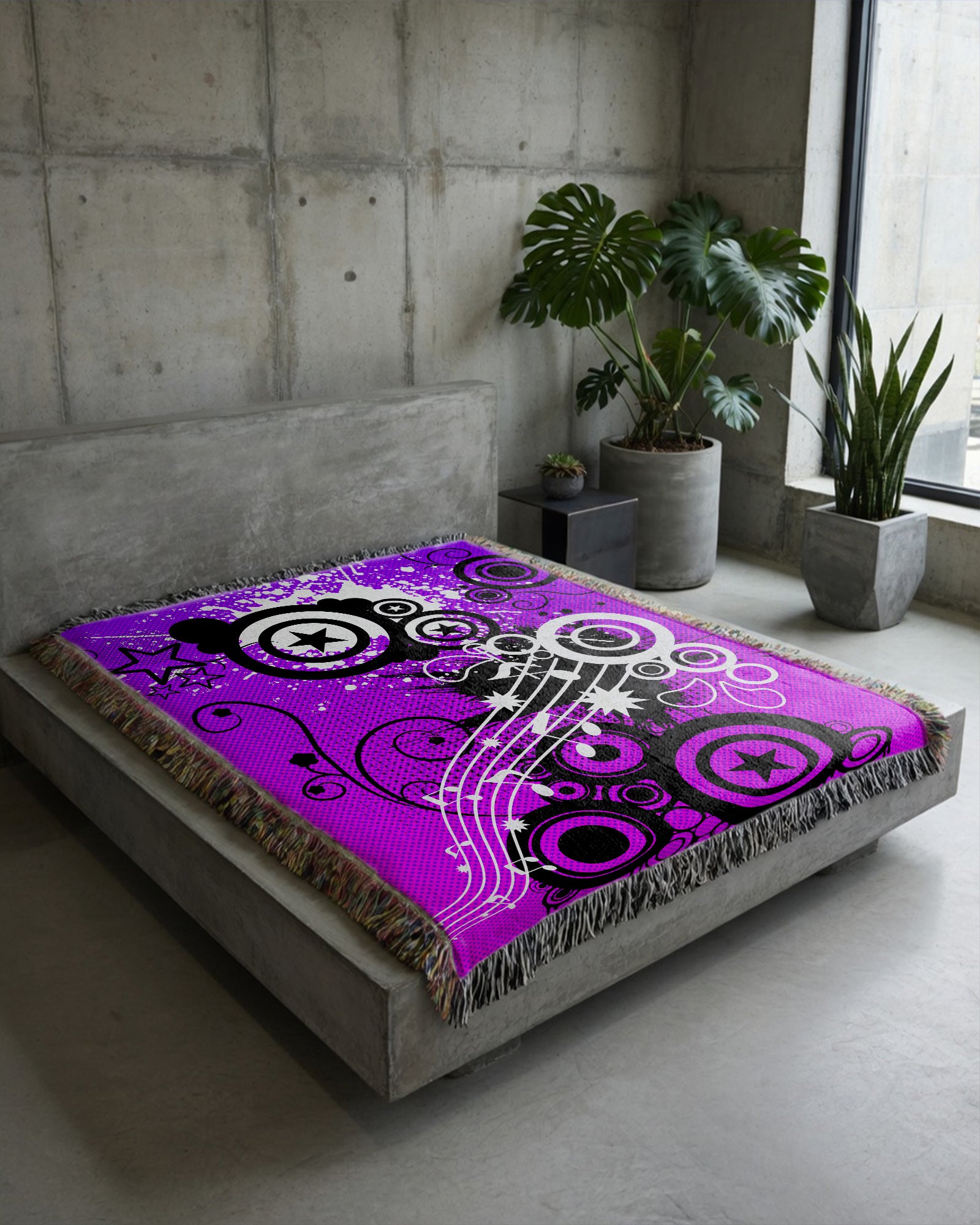 Frutiger Vector Woven Blanket