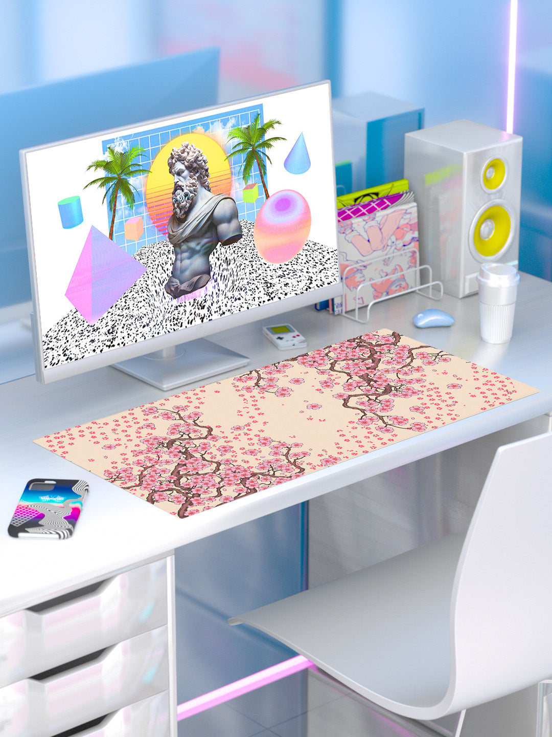 Blossomwave Desk Mat