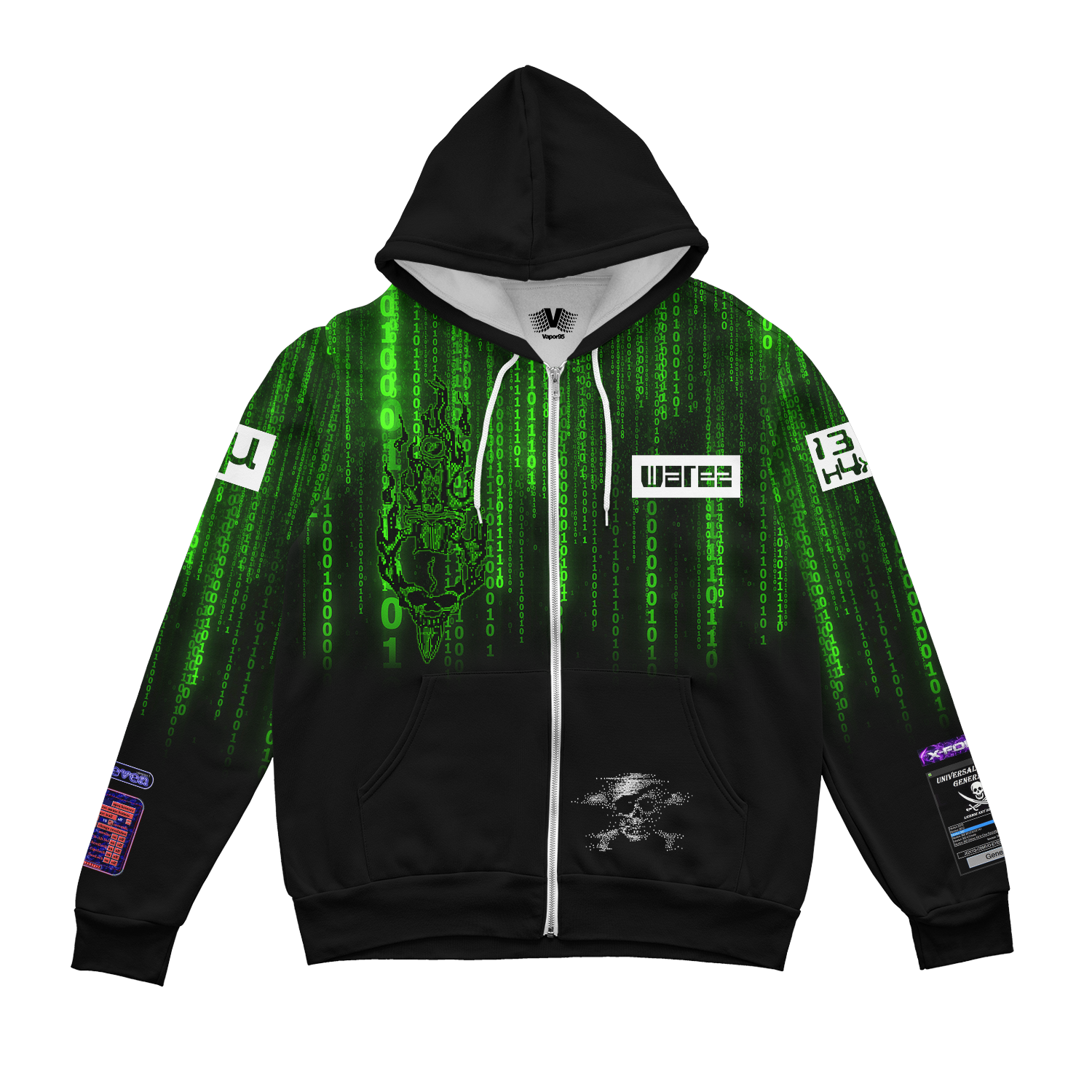 Warez Net Zip Up Hoodie