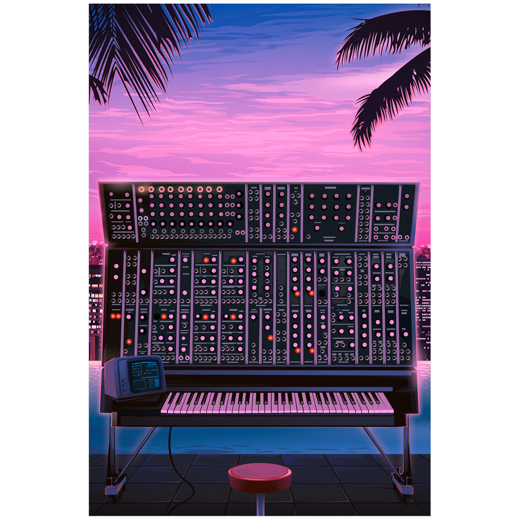 Modular Tropicana Poster Poster Vapor95 24x36 inch 