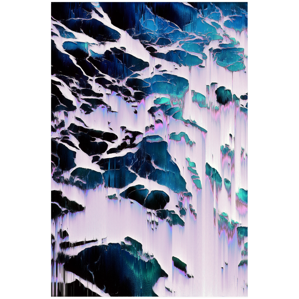 Fractal Land Poster Poster Vapor95 24x36 inch 