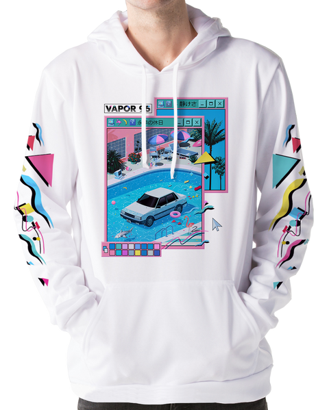 Vaporwave aesthetic hoodie hotsell
