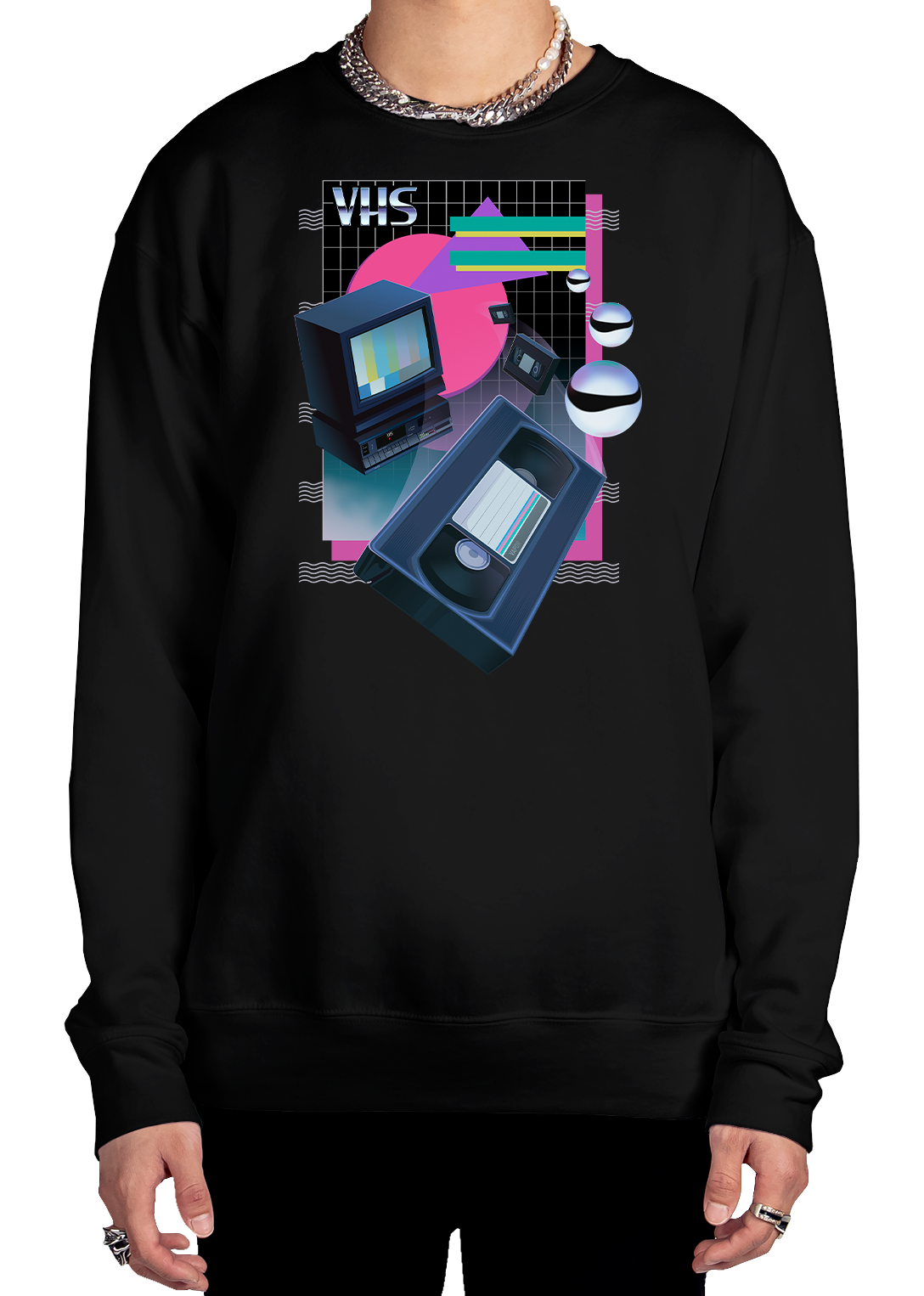 Blank Tape Sweatshirt Graphic Sweatshirt DTG 