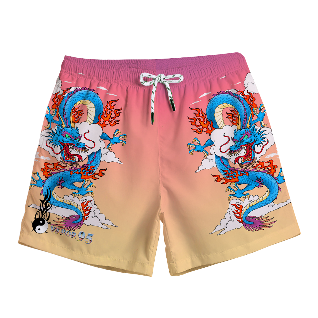 Breathing Fire Swim Trunks