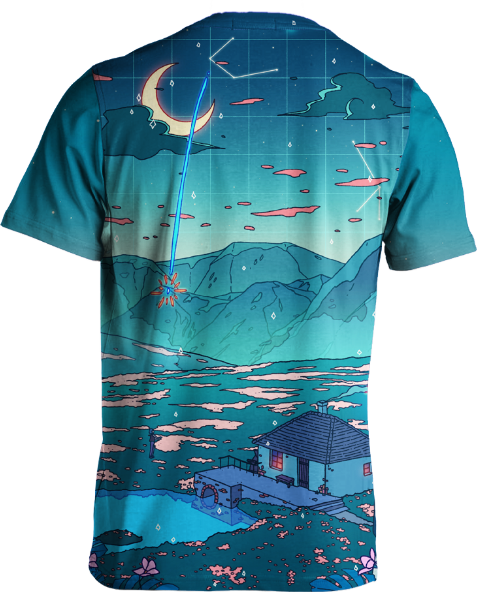 Crystal Shower Tee