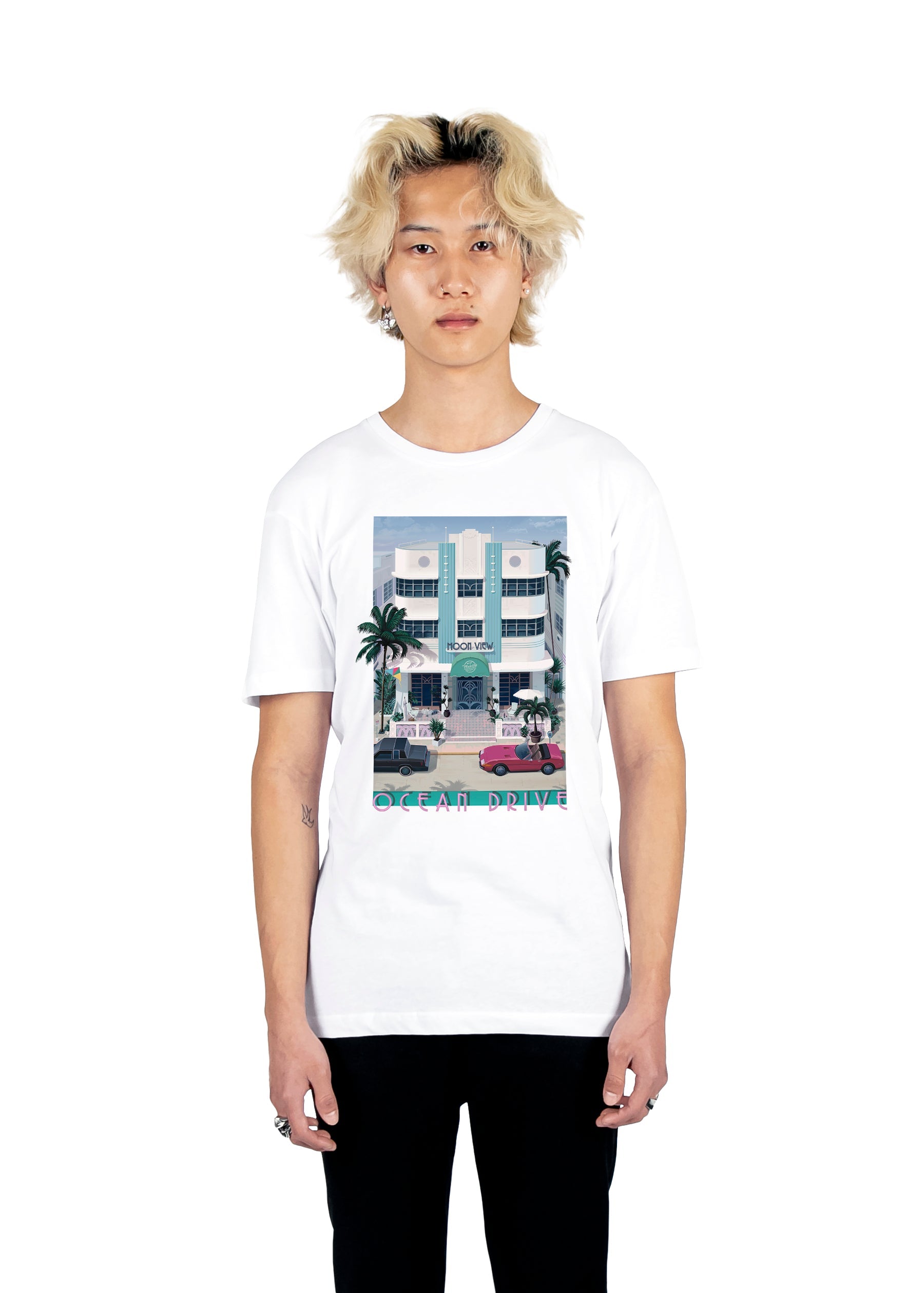 Deco Drive Tee Graphic Tee DTG White S 