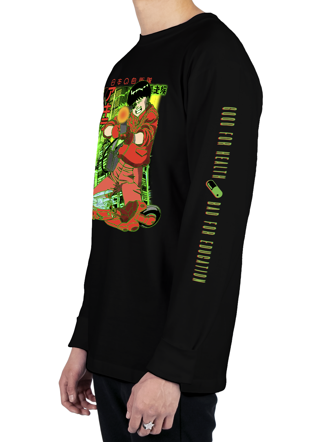 Kaneda's Revenge Long Sleeve Tee Long Sleeve Graphic Tee Vapor95