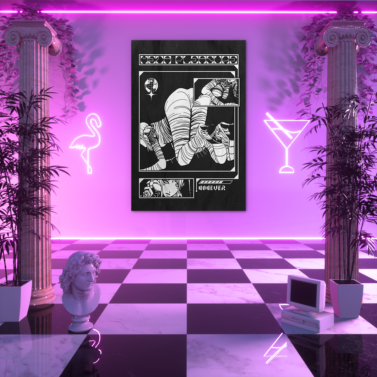 Meta Pleasure Poster Poster Vapor95 