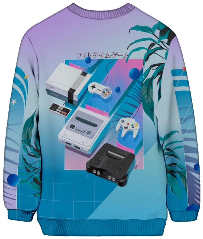 New Challenger Sweatshirt All Over Print Sweatshirt AOP 