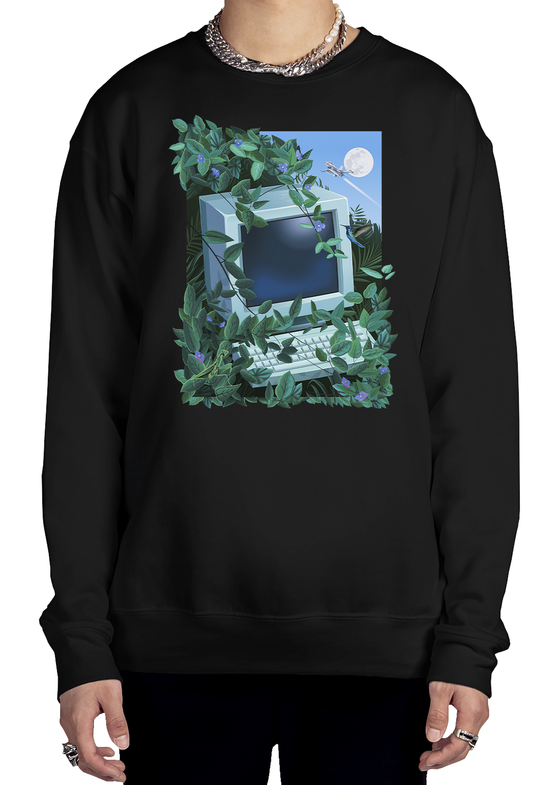 Old Is New Sweatshirt Graphic Sweatshirt DTG 