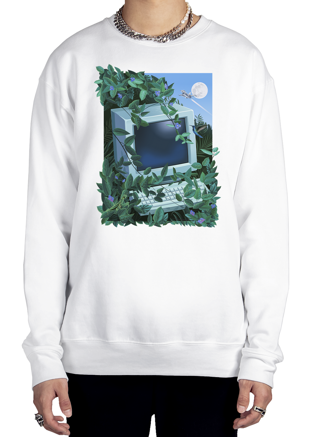 Old Is New Sweatshirt Graphic Sweatshirt DTG 