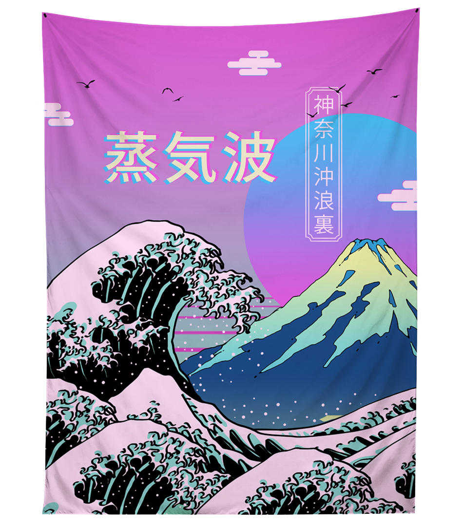 Peak Aesthetic Tapestry Tapestry Vapor95 