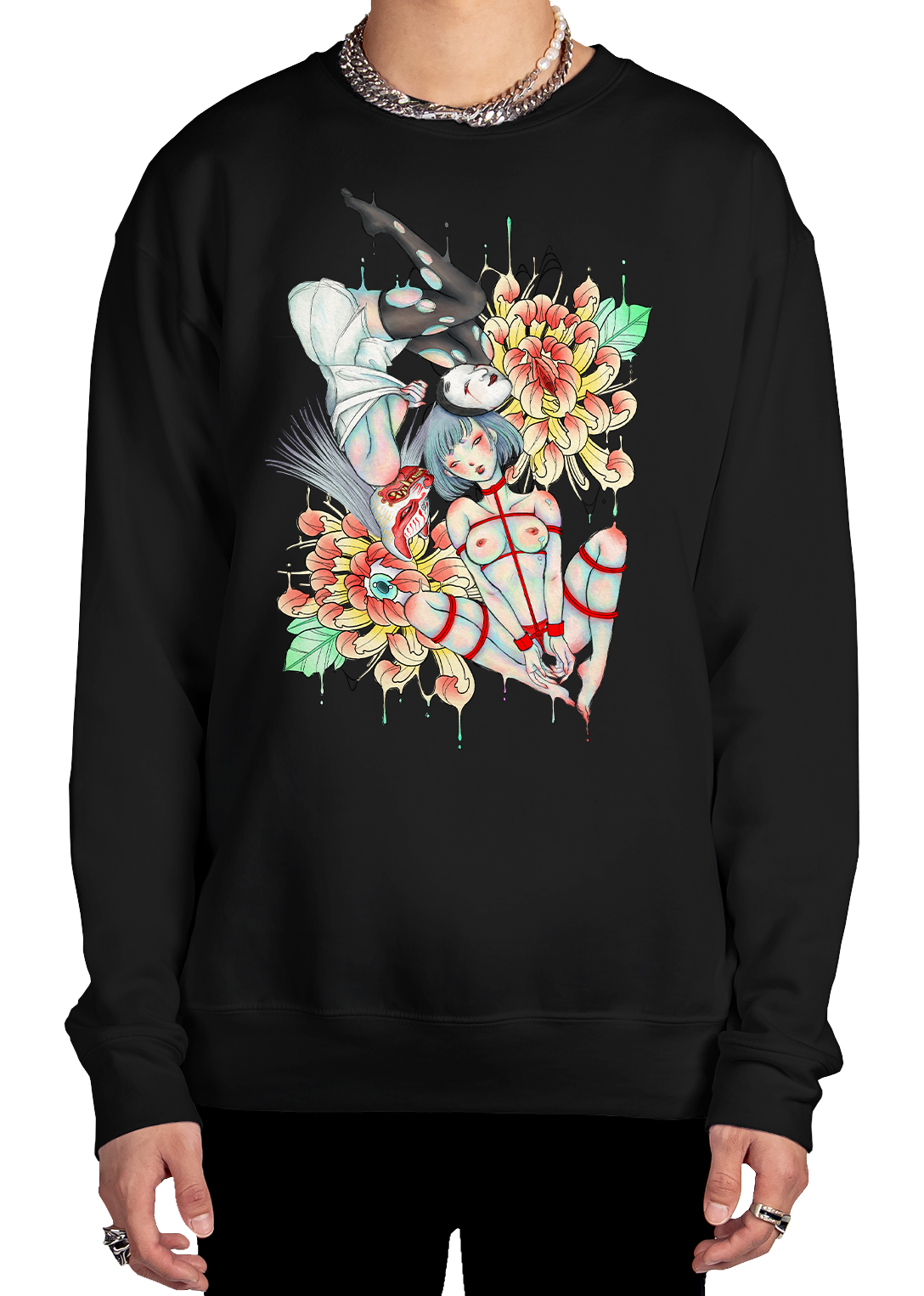 Vaporwave & Aesthetic Clothing | Poison Nymph Sweatshirt – Vapor95