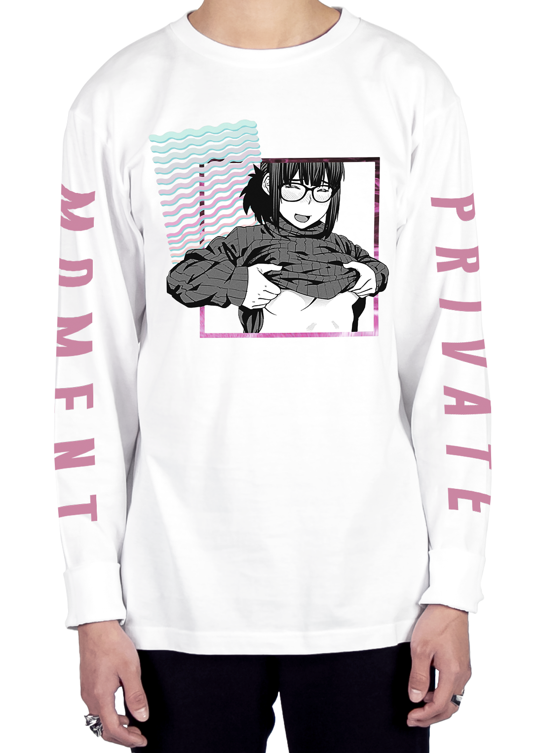 Private Moment Long Sleeve Tee Long Sleeve Graphic Tee Vapor95