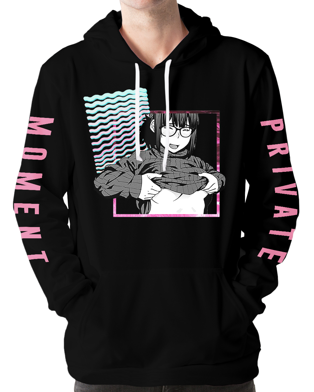 Private Moment Hoodie All Over Print Hoodie AOP Black XS 