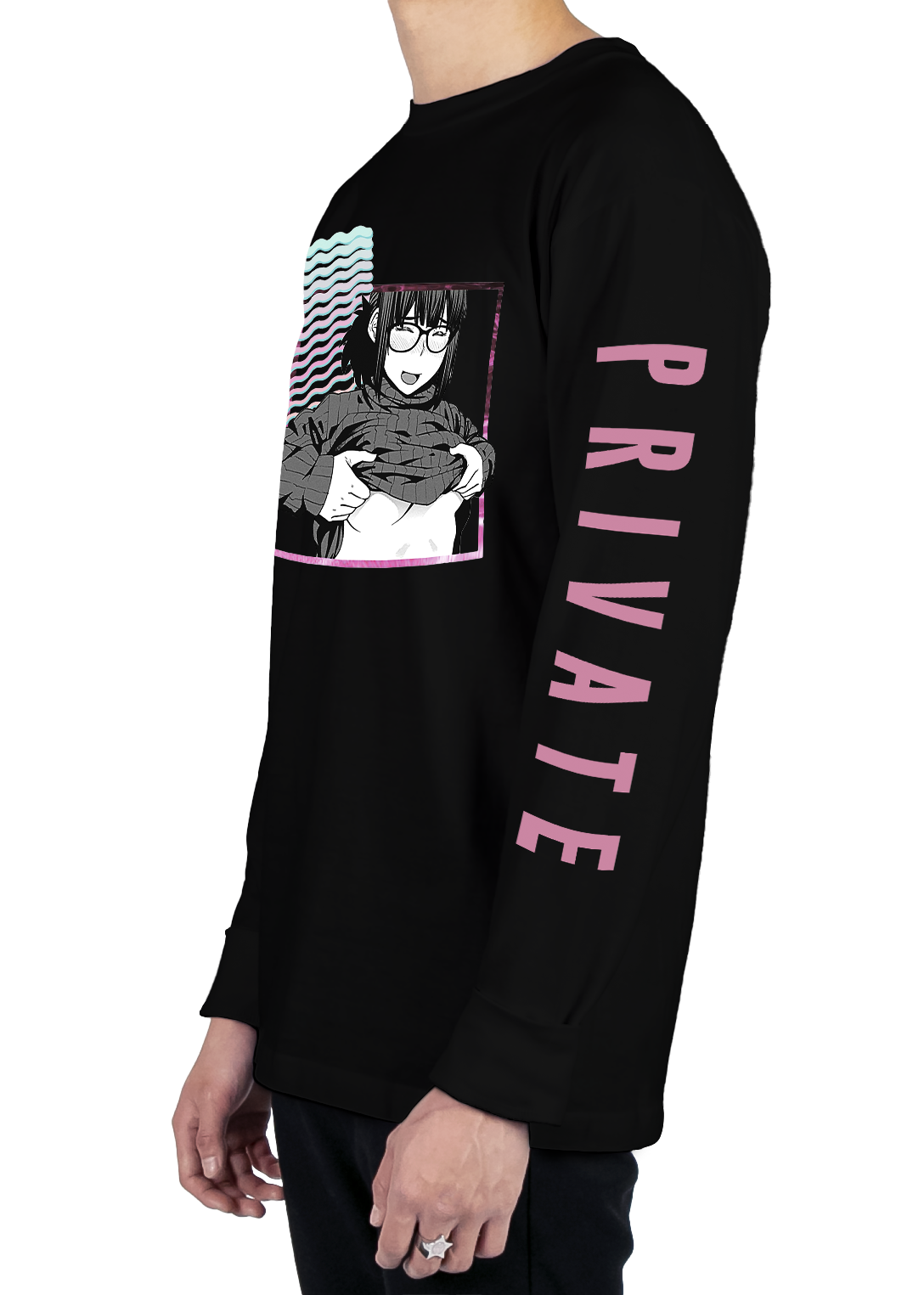 Private Moment Long Sleeve Tee Long Sleeve Graphic Tee Vapor95