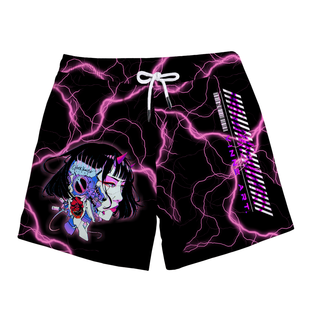 Desert Gospel: Bone & Bloom Swim Trunks