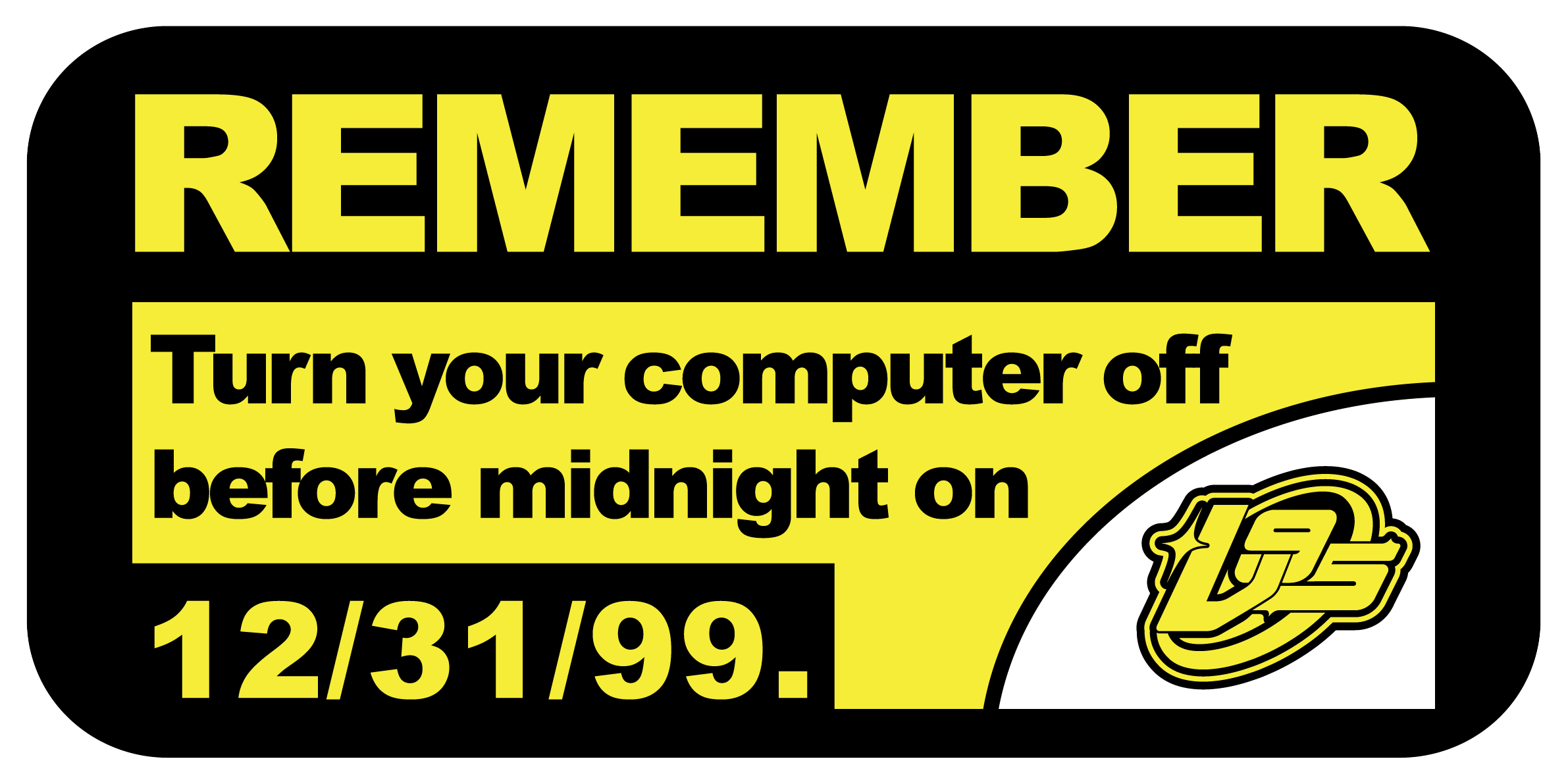 Remember y2k Sticker