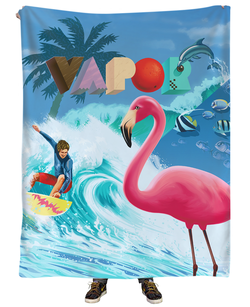 Ride The Wave Blanket Blanket T6