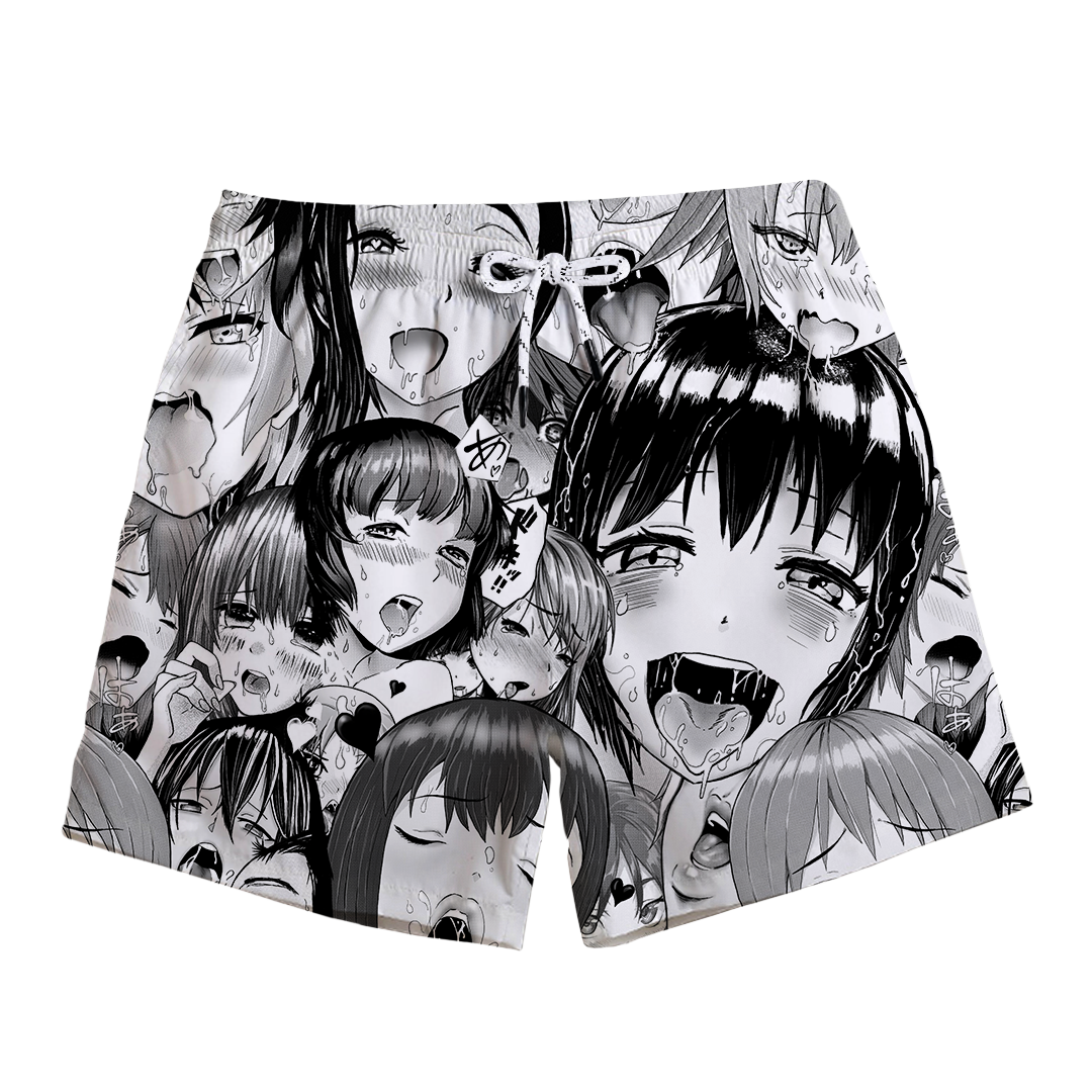 Neo Ahegao Swim Trunks Swim Trunks T6 