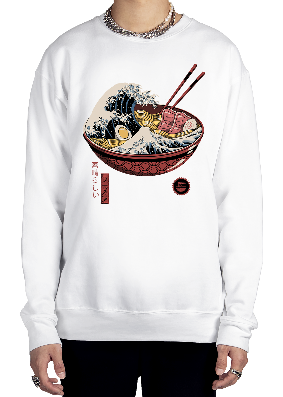 Ramen sweatsuit top