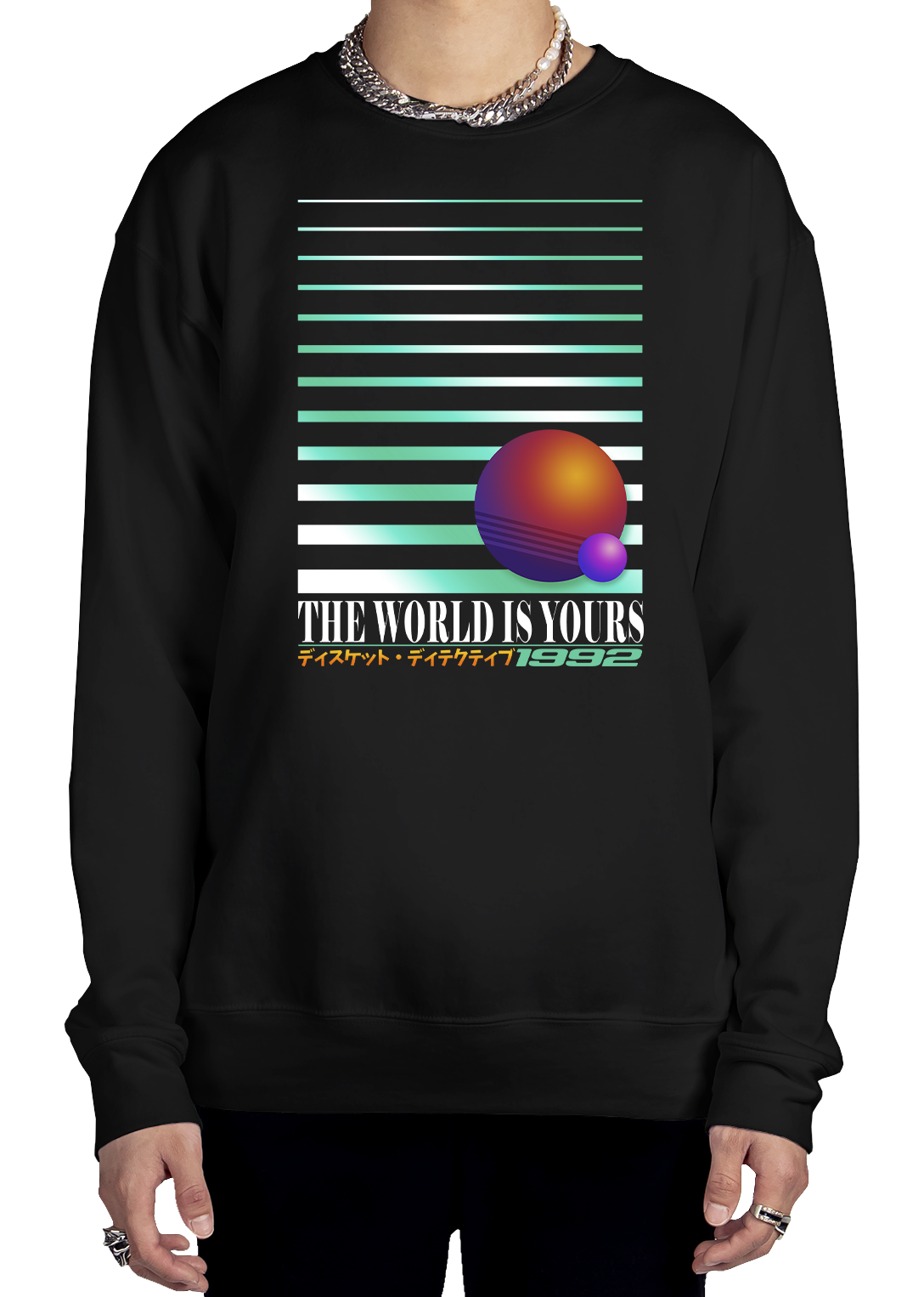 The World Is Yours Sweatshirt Graphic Sweatshirt Vapor95