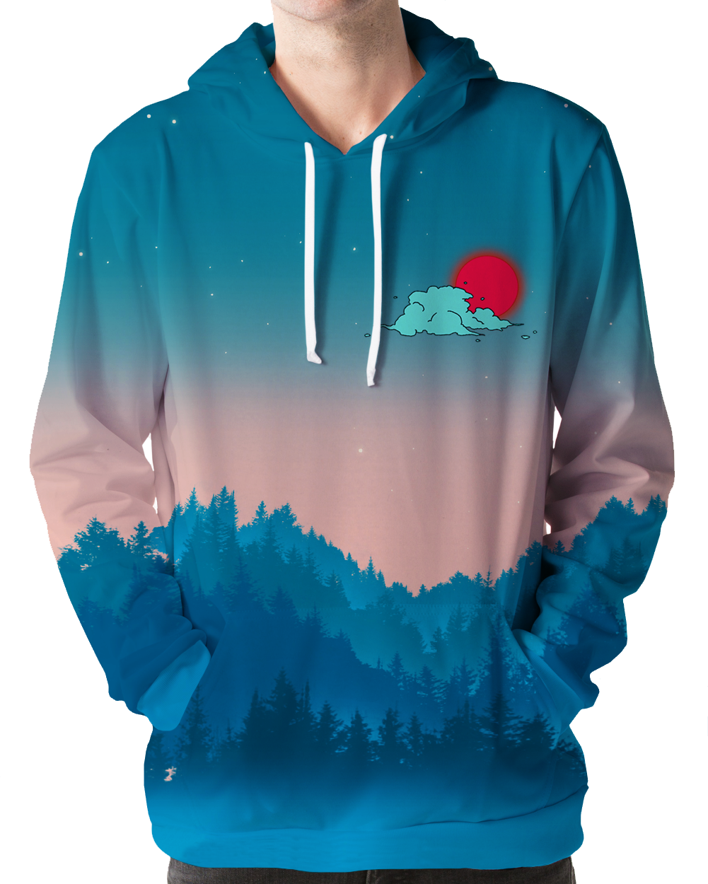 Together At Twilight Hoodie All Over Print Hoodie T6