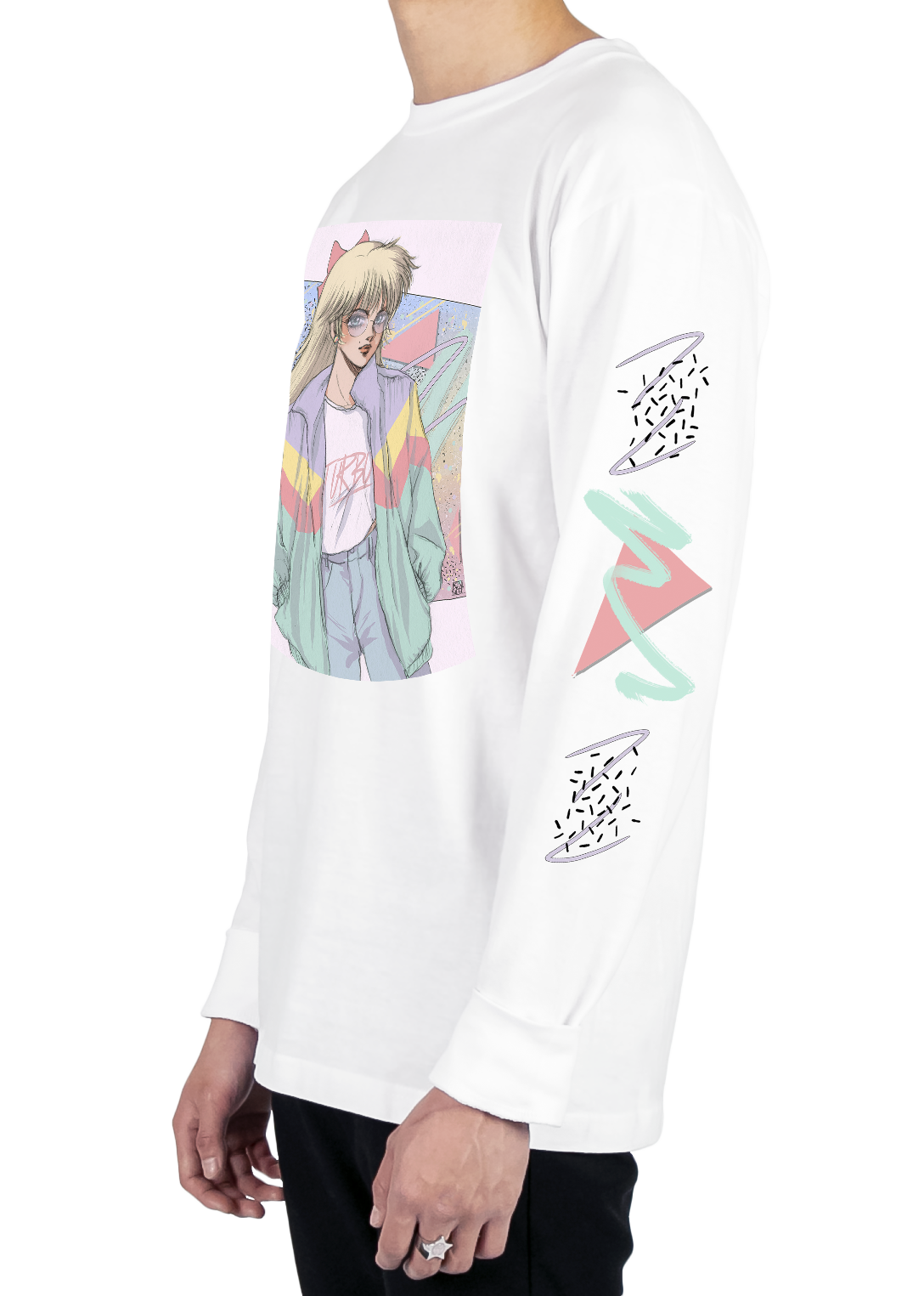 Turbo Babe Long Sleeve Tee Long Sleeve Graphic Tee Vapor95