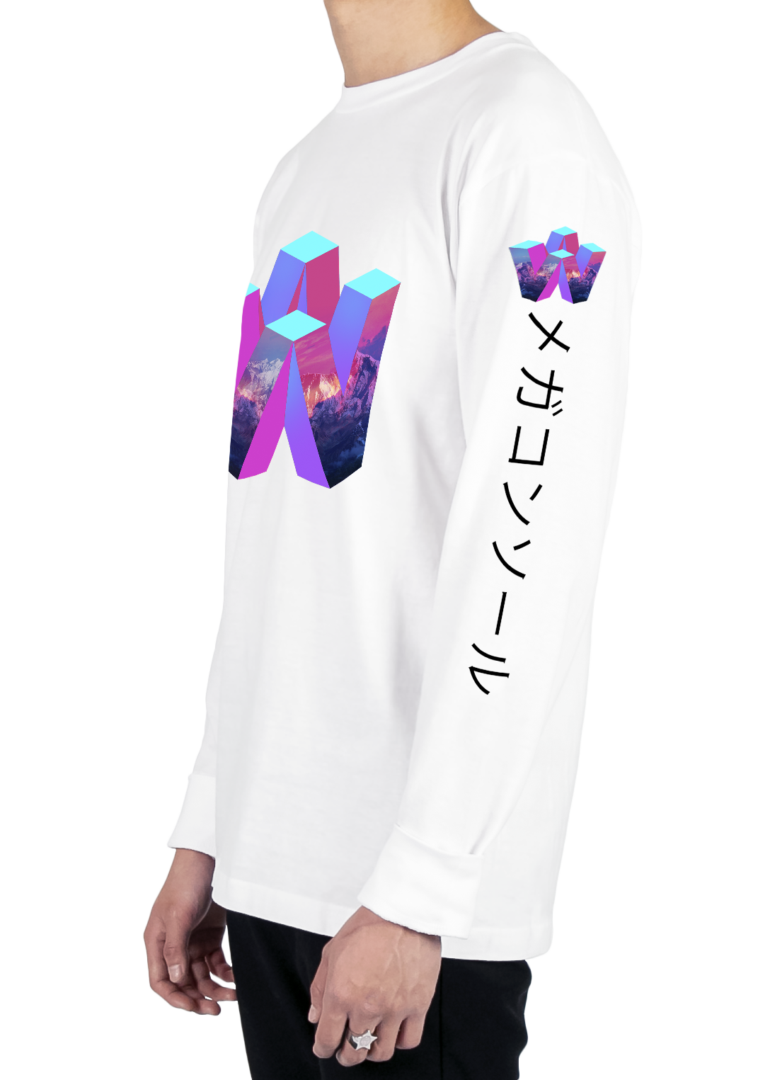 V64 Long Sleeve Tee Long Sleeve Graphic Tee Vapor95