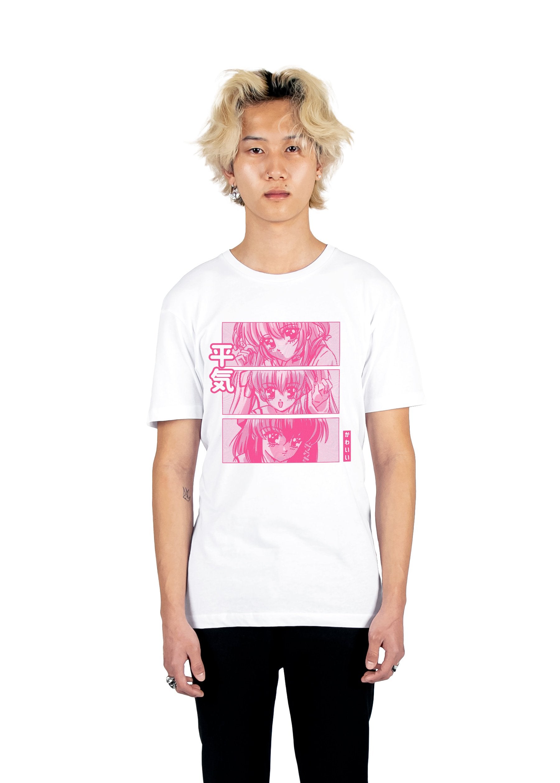 Why So Sad Tee Graphic Tee DTG White S