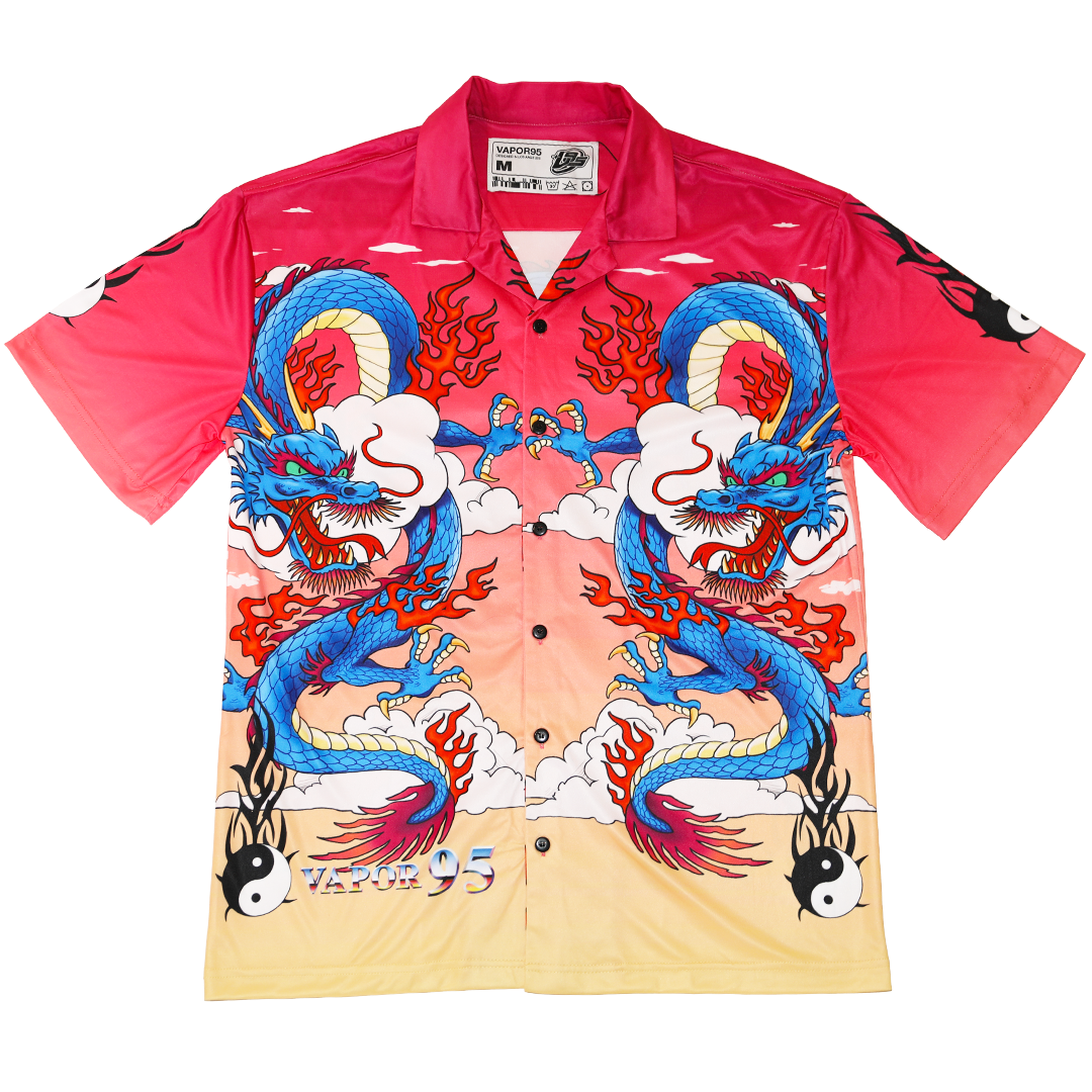 Breathing Fire Hawaiian Shirt