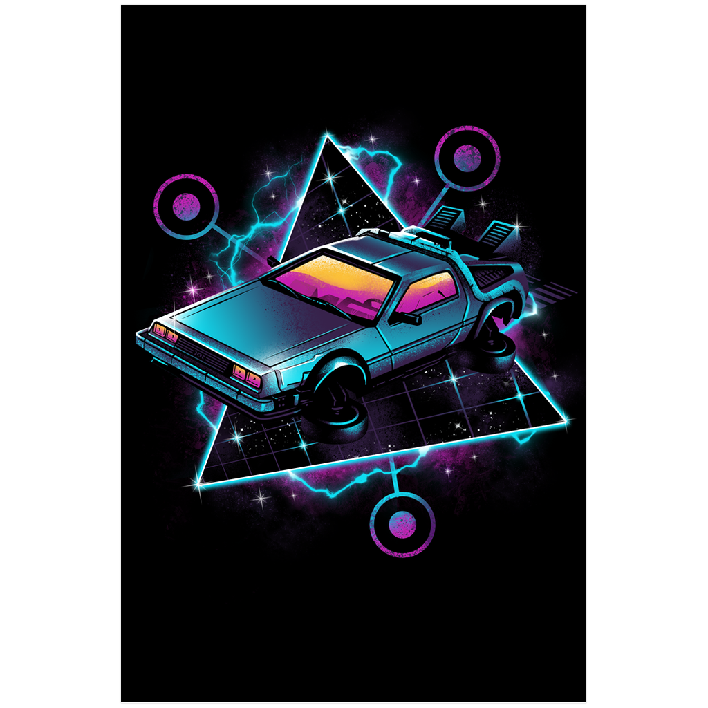 Time Machine Poster Poster Vapor95 24x36 inch 