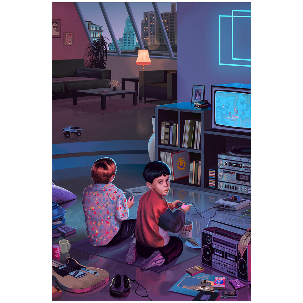 Sleepover Poster Poster Vapor95 24x36 inch 