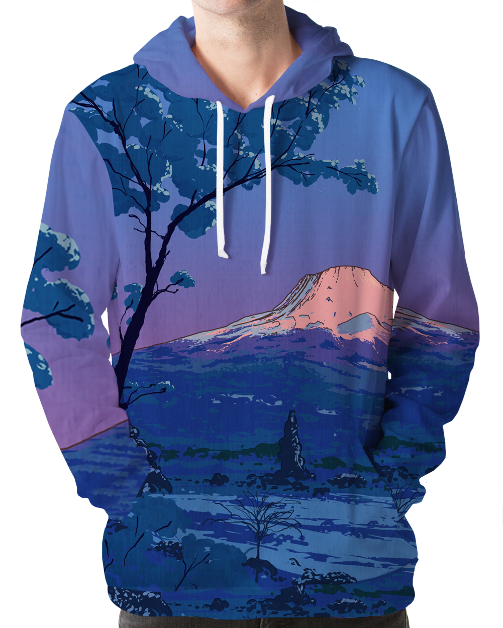 Mount Fuji Hoodie All Over Print Hoodie T6